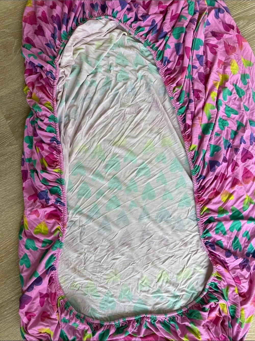 Little Sleepies Ombré Hearts Fitted Crib Sheet Valentine’s Day Bamboo